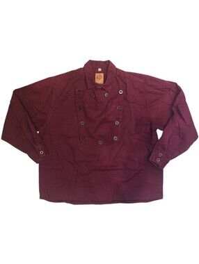 Vintage Wah Maker True West Outfitters Mens XL Maroon Bib Front Shirt USA
